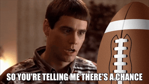 So you're telling me there's a chance