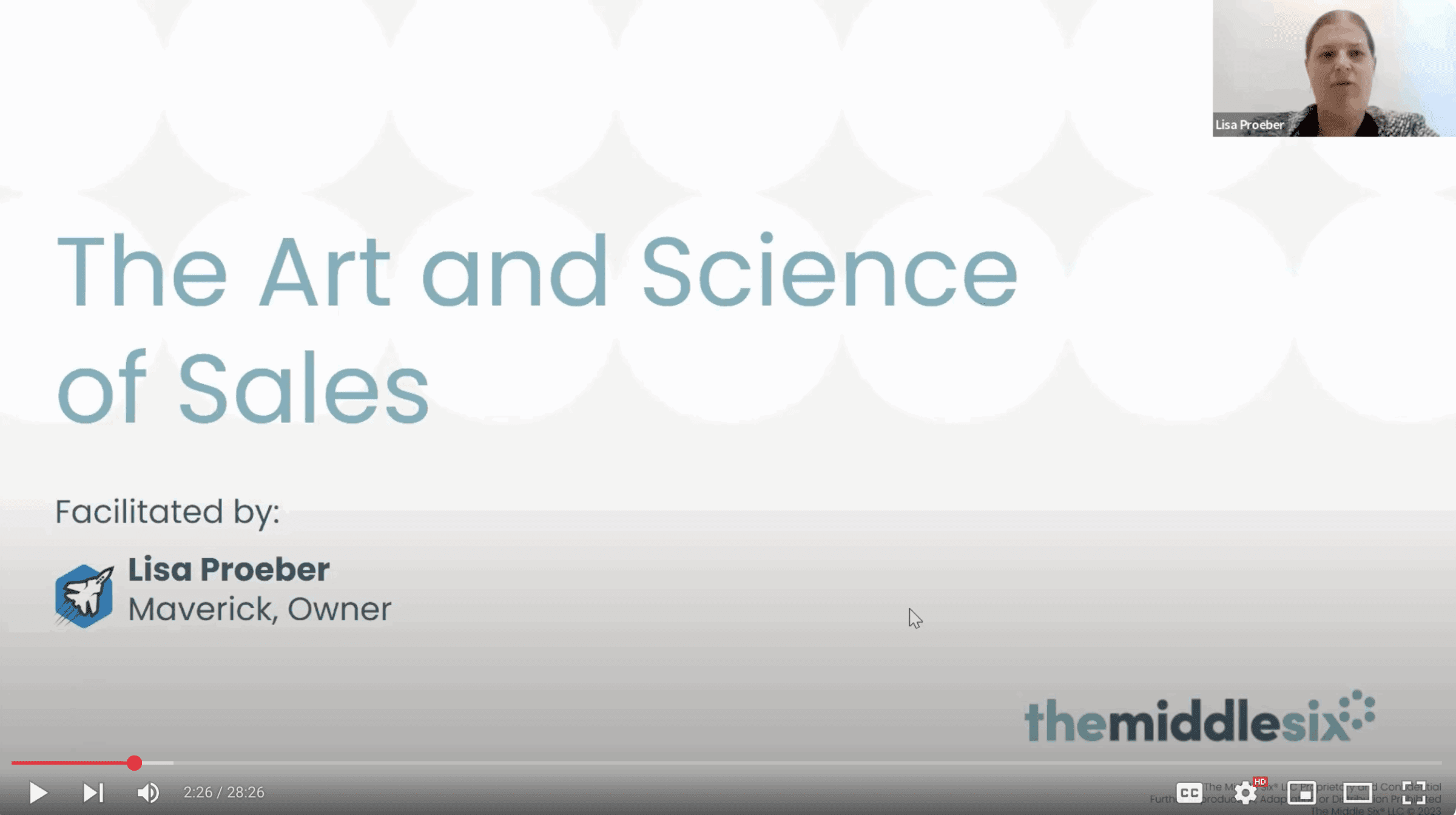 Art and Science of Sales Training Webinar