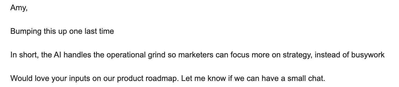 Awful sales copy