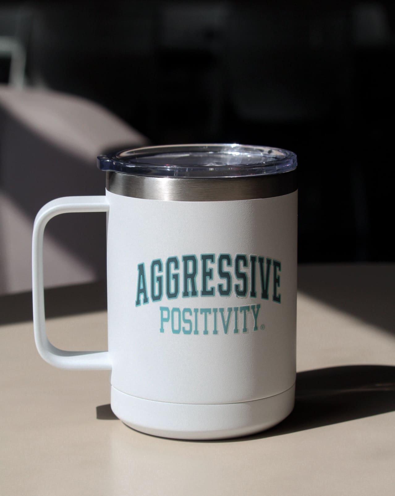 Aggressive Positivity Tumbler